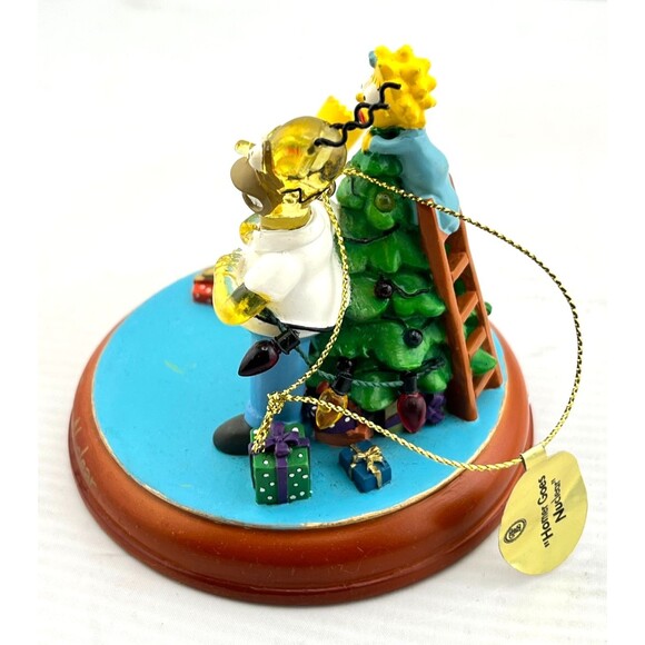 SIMPSONS Bradford Christmas Tree Ornament Illuminated "Homer Goes Nuclear" Bart - Picture 3 of 8